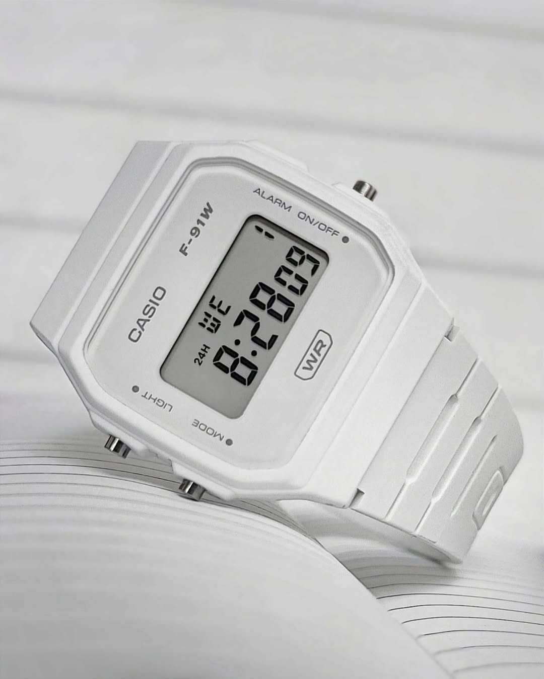 Casio Pop Digital Resin Belt Watch F-91WB-7ADF - Image 2