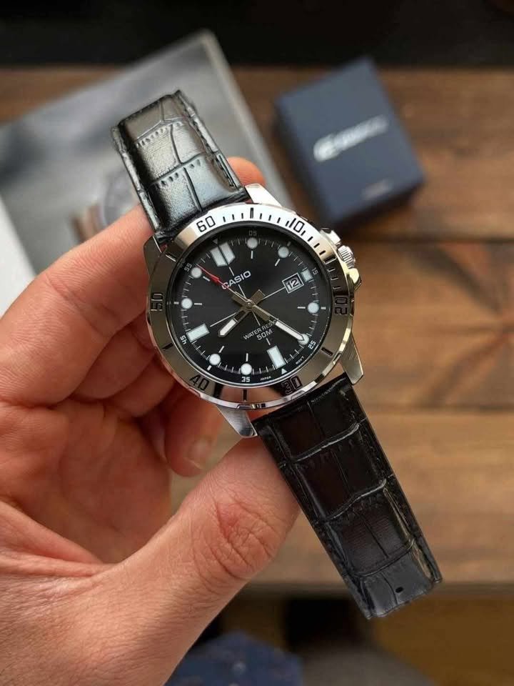 Casio Enticer Date Belt Watch MTP-VD01L-1EVUDF - Image 2