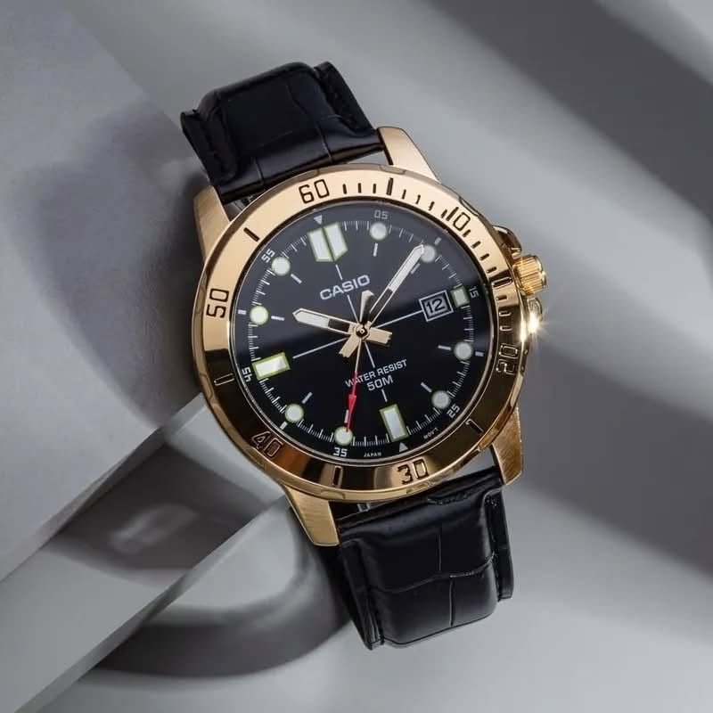 Casio Enticer Date Belt Watch MTP-VD01GL-1EVUDF - Image 2