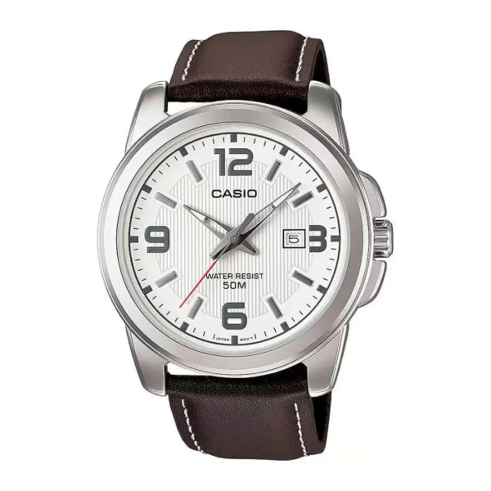 Casio Enticer White Dial Men's Watch  MTP-1314L-7AVDF