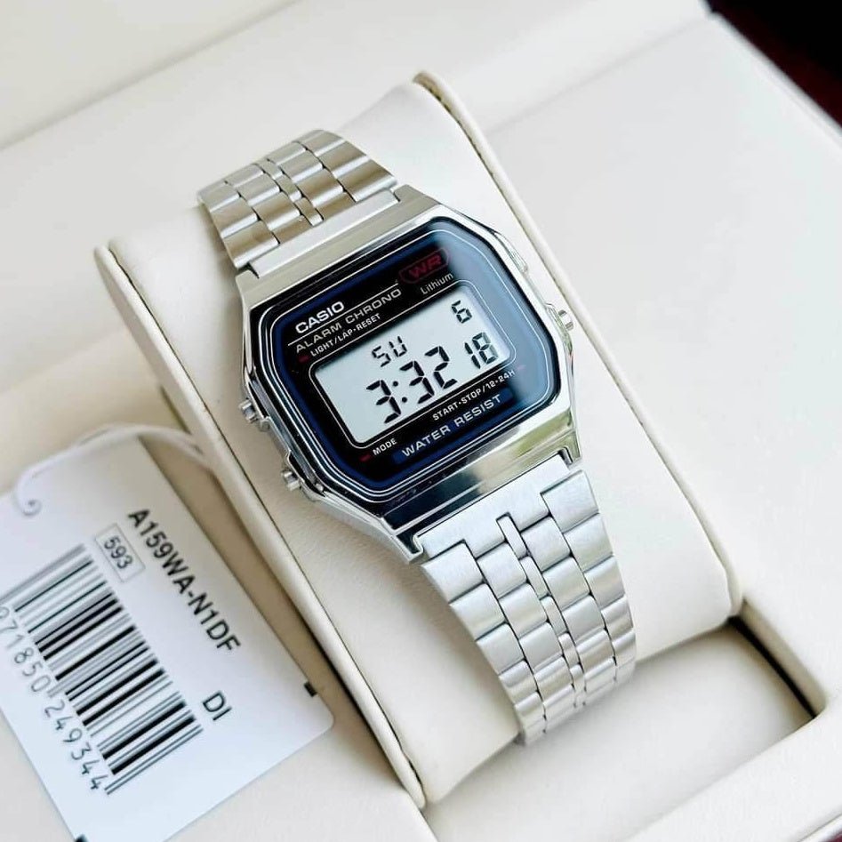 Casio Vintage Digital Chain Watch A159WA-N1DF - Image 2