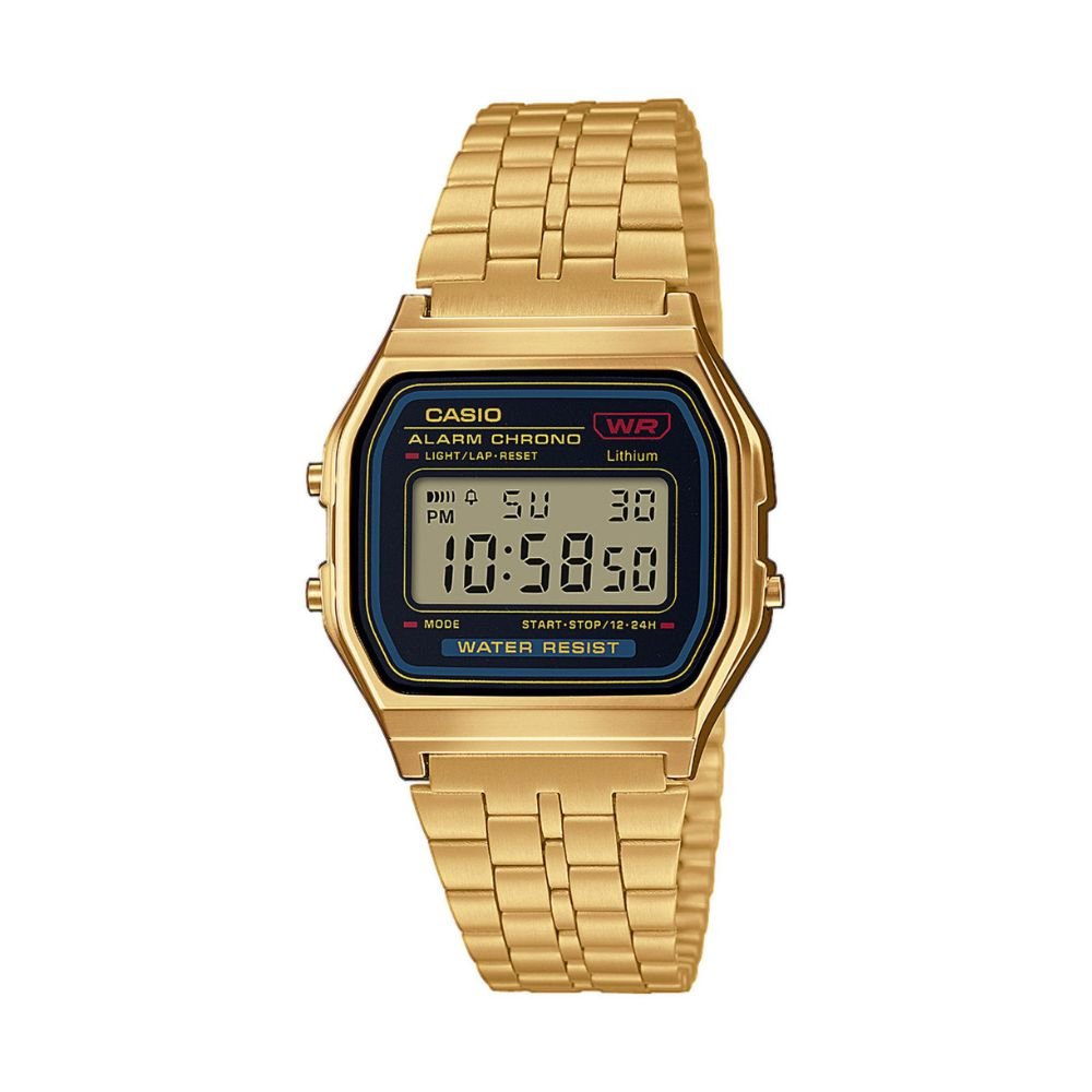 Casio Vintage Digital Chain Watch A159WGEA-1DF