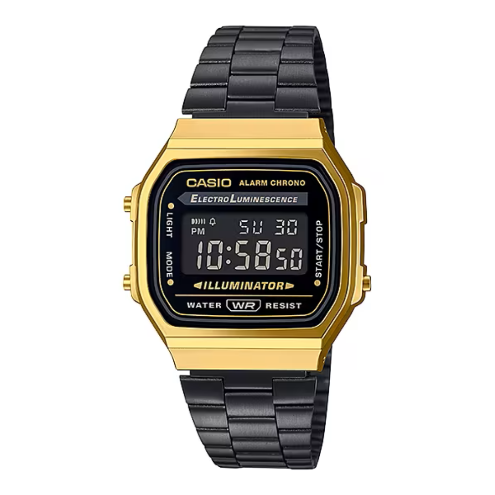 Casio Vintage A168WEGB-1BDF Digital Unisex Watch