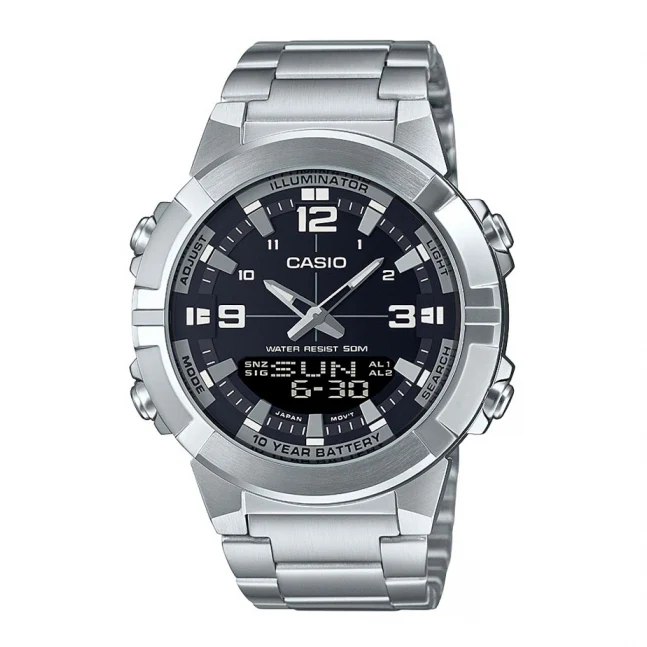 Casio Standard Dual Time Chain Watch AMW-870D-1AVDF