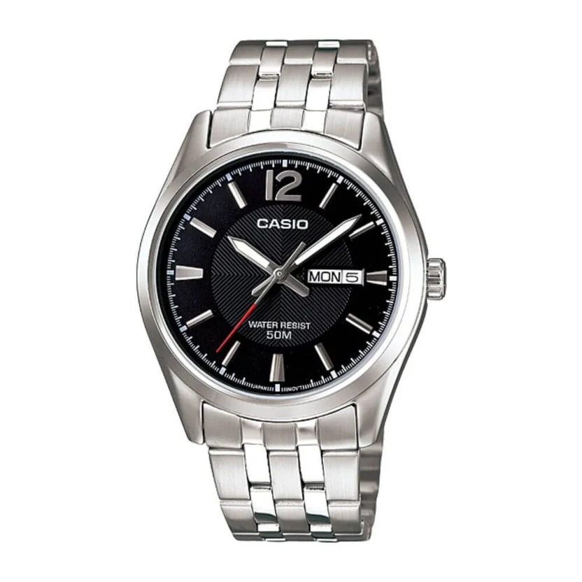 Casio Enticer Day Date Chain Watch MTP-1335D-1AVDF