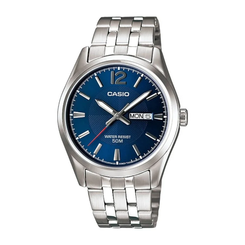 Casio Enticer Day Date Chain Watch MTP-1335D-2AVDF