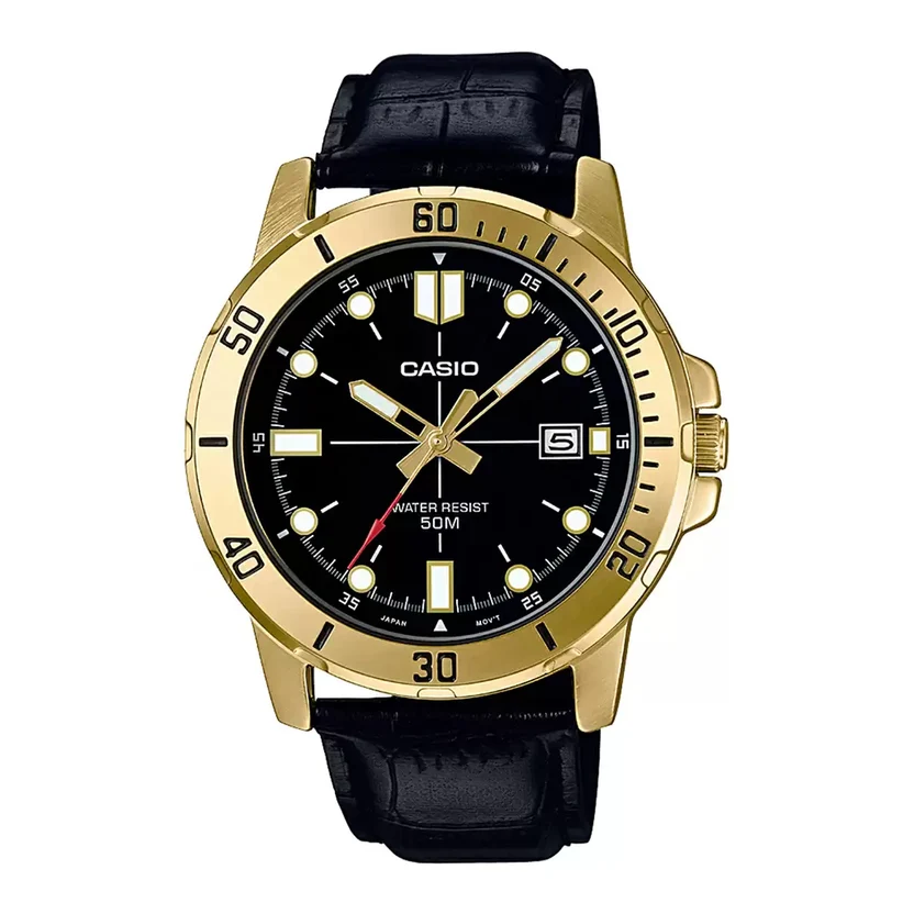 Casio Enticer Date Belt Watch MTP-VD01GL-1EVUDF