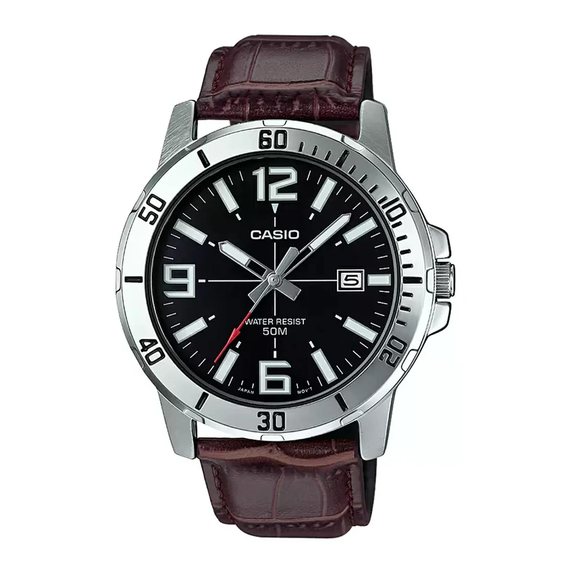 Casio Enticer Date Belt Watch MTP-VD01L-1BVUDF