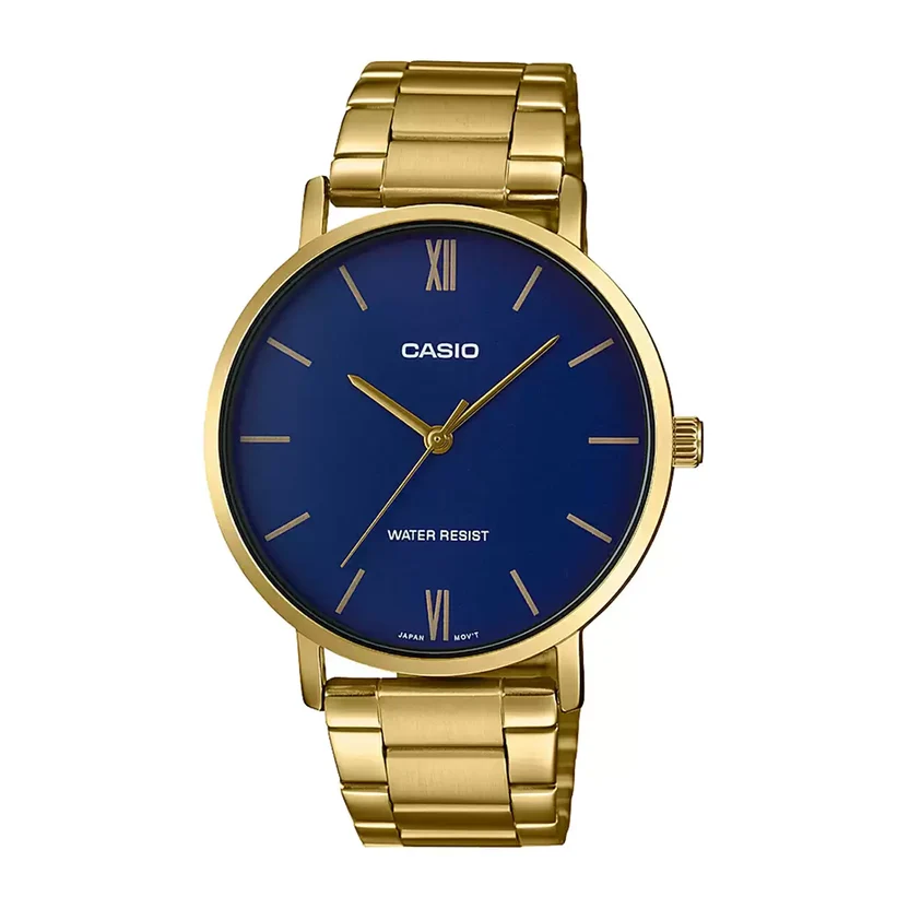 Casio Standard Golden Chain Watch MTP-VT01G-2BUDF