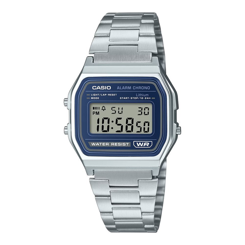 Casio Vintage Digital Chain Watch A158WEA-2DF