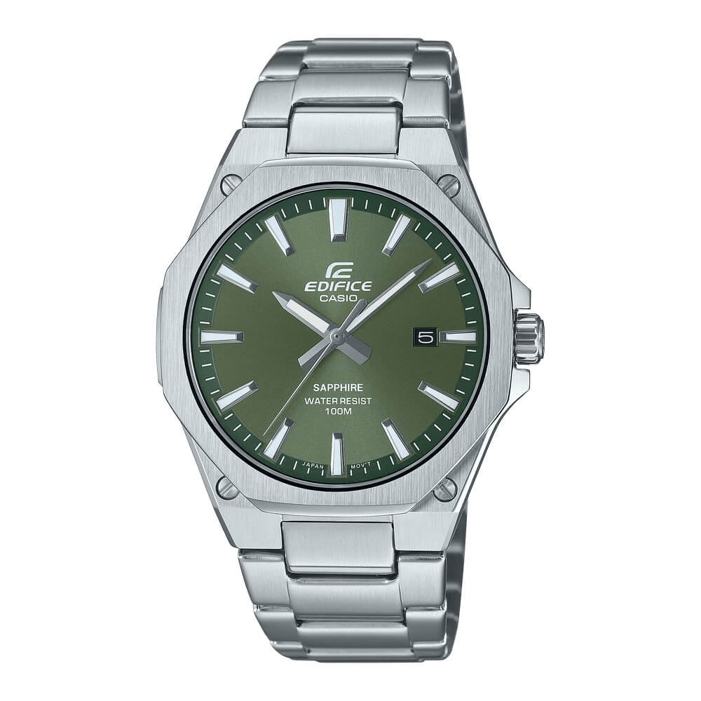 Casio Edifice Sapphire Date Slim Chain Watch EFR-S108D-3AVUDF