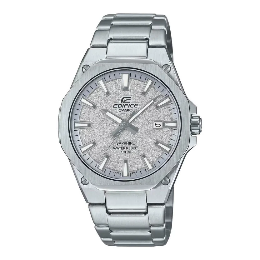 Casio Edifice Sapphire Date Slim Chain Watch EFR-S108DE-8AVUDF