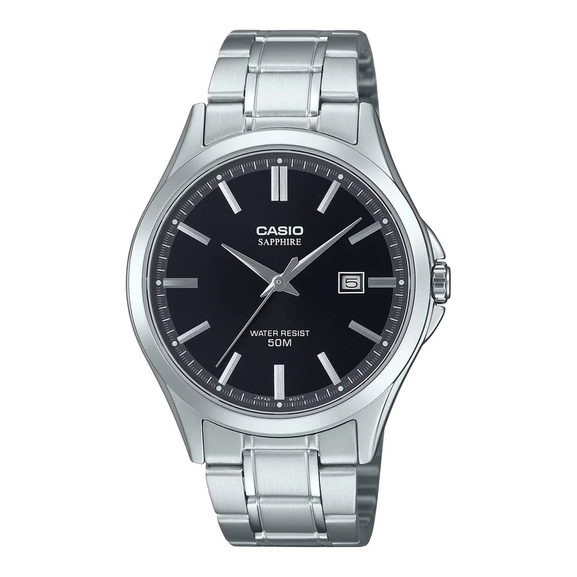 Casio Standard Sapphire Date Chain Watch MTS-115D-1AVDF