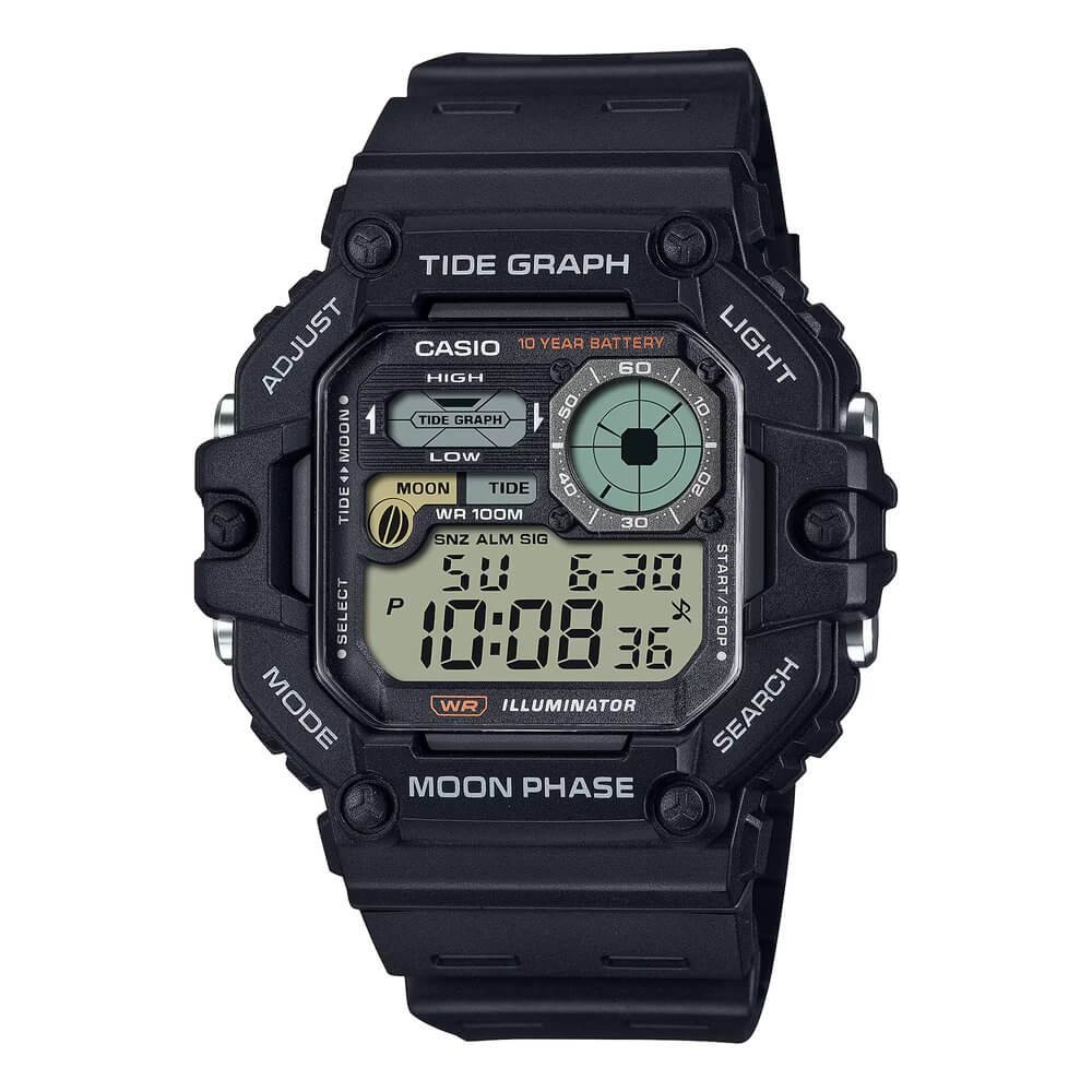 Casio WS-1700H-1AVDF Digital Resin Belt Watch
