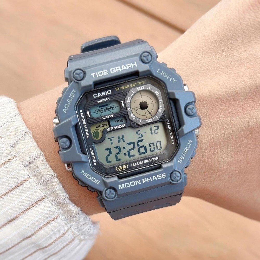 Casio WS-1700H-8AVDF Digital Resin Belt Watch - Image 2