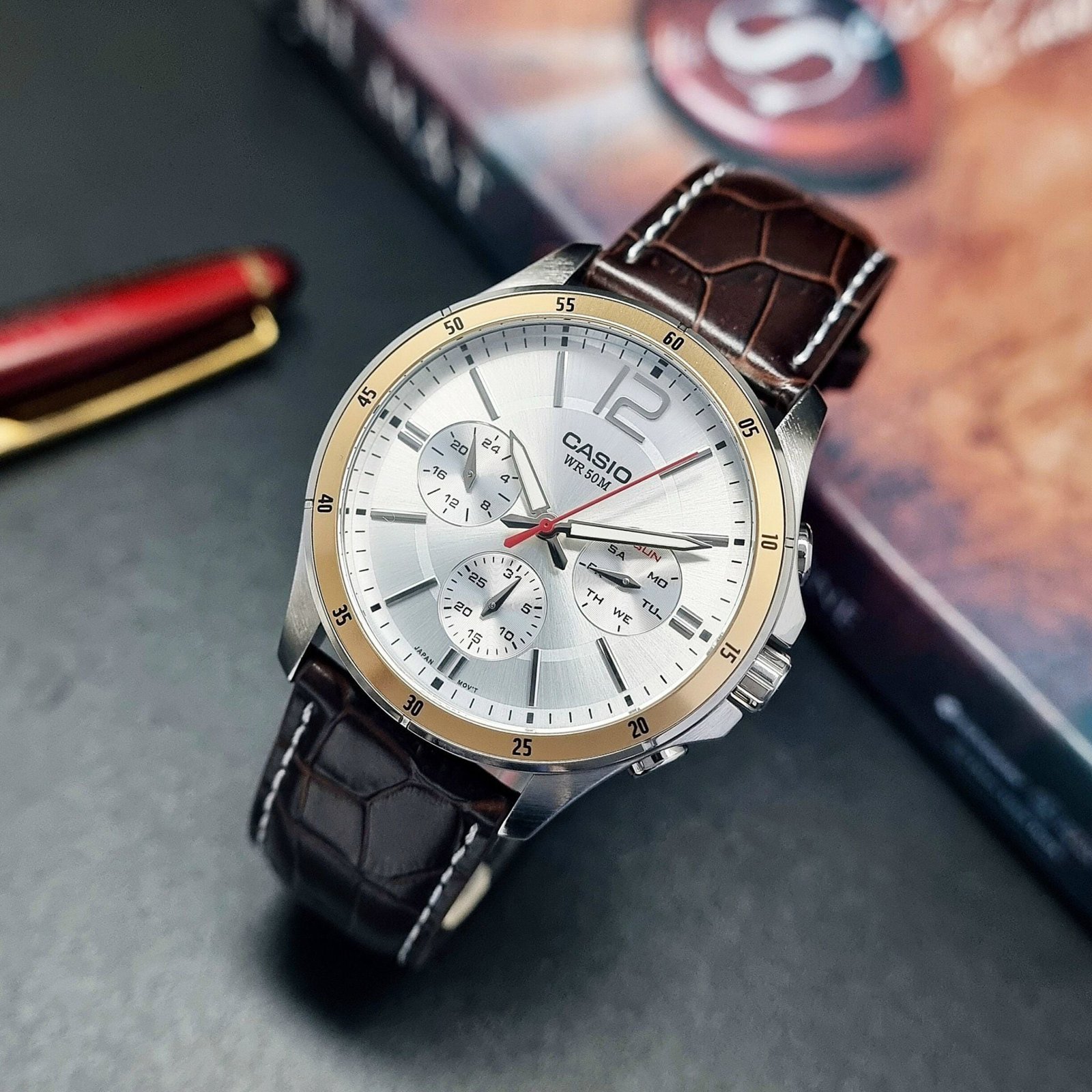 Casio Enticer MTP-1374L-7AVDF Multifunction watch - Image 2