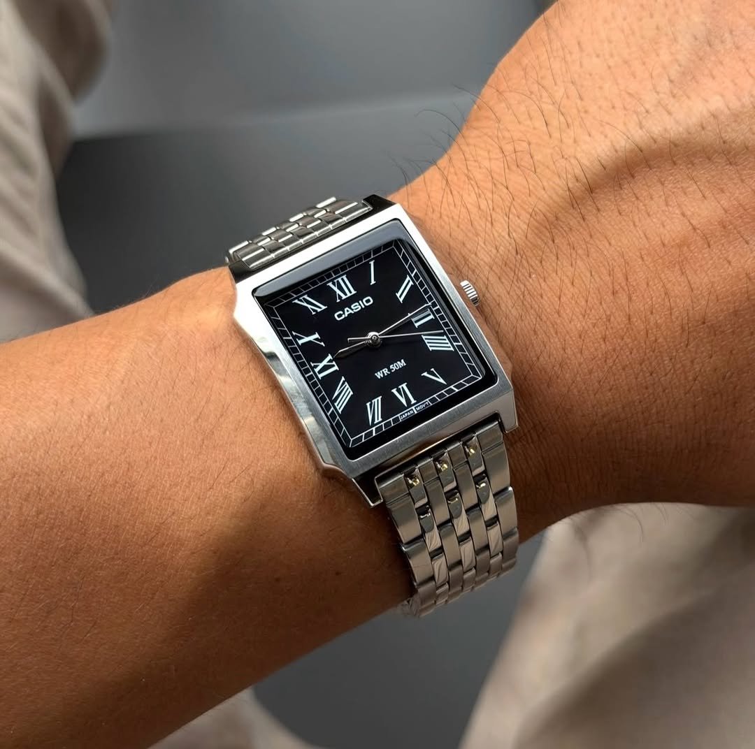 Casio Standard Tank Chain Watch MTP-B190D-1BVDF - Image 3