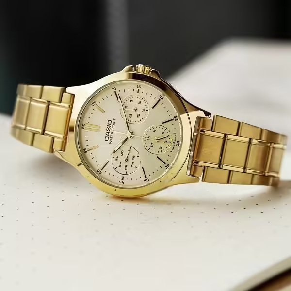 Casio Standard Multifunction Chain Watch MTP-V300G-9AUDF - Image 2