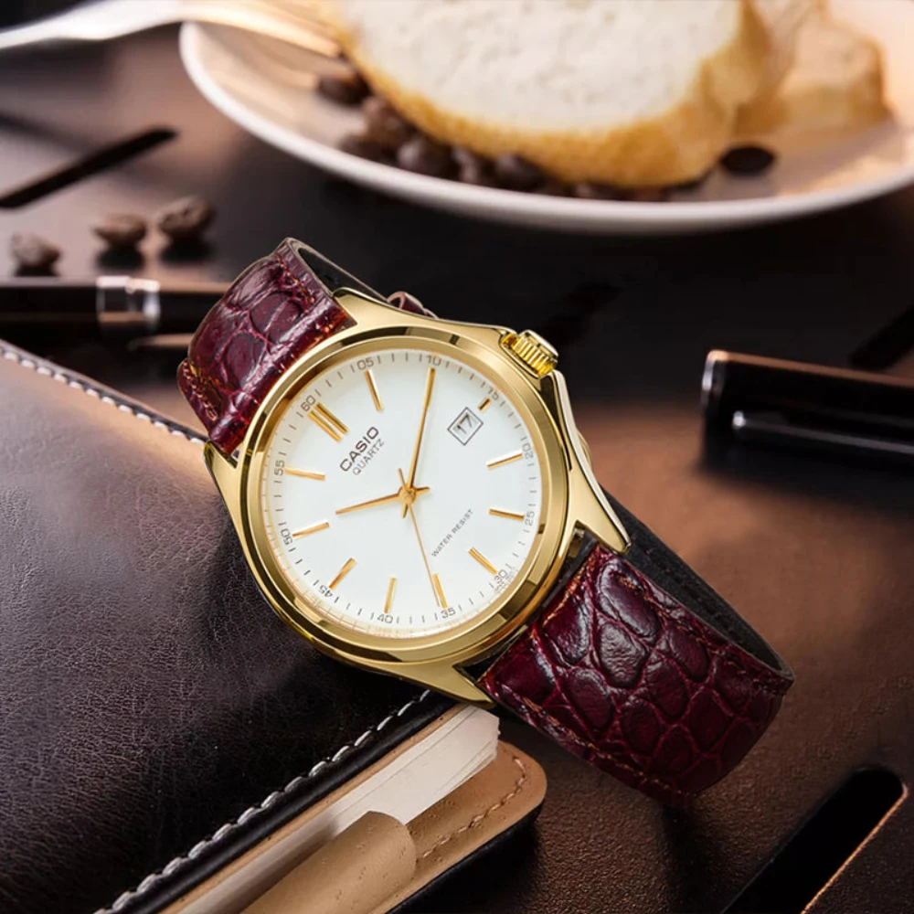 Casio Standard Date Leather Belt Watch MTP-1183Q-7ADF - Image 3