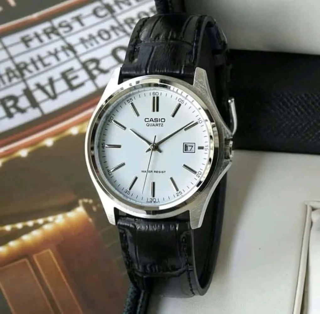 Casio Standard Date Leather Belt Watch MTP-1183E-7ADF - Image 3