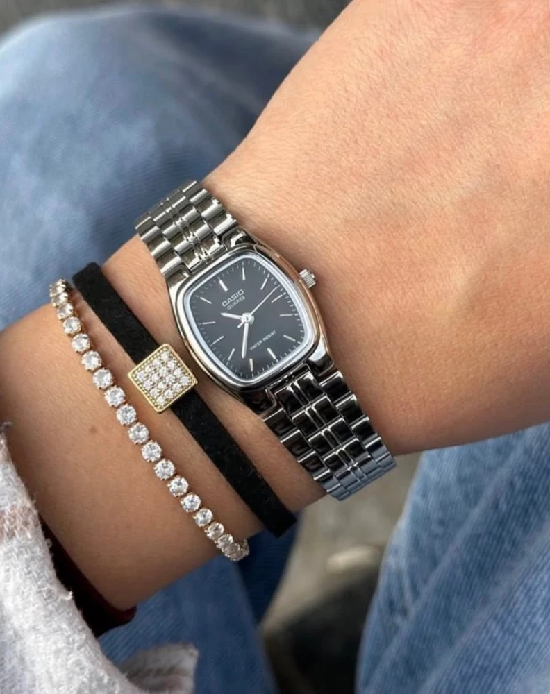 Casio Ladies Chain Watch LTP-1169D-1ARDF - Image 2