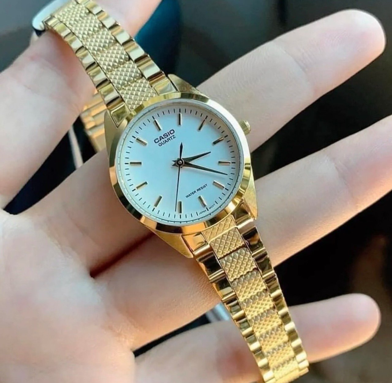 Casio Ladies Chain Watch LTP-1274G-7ADF - Image 3