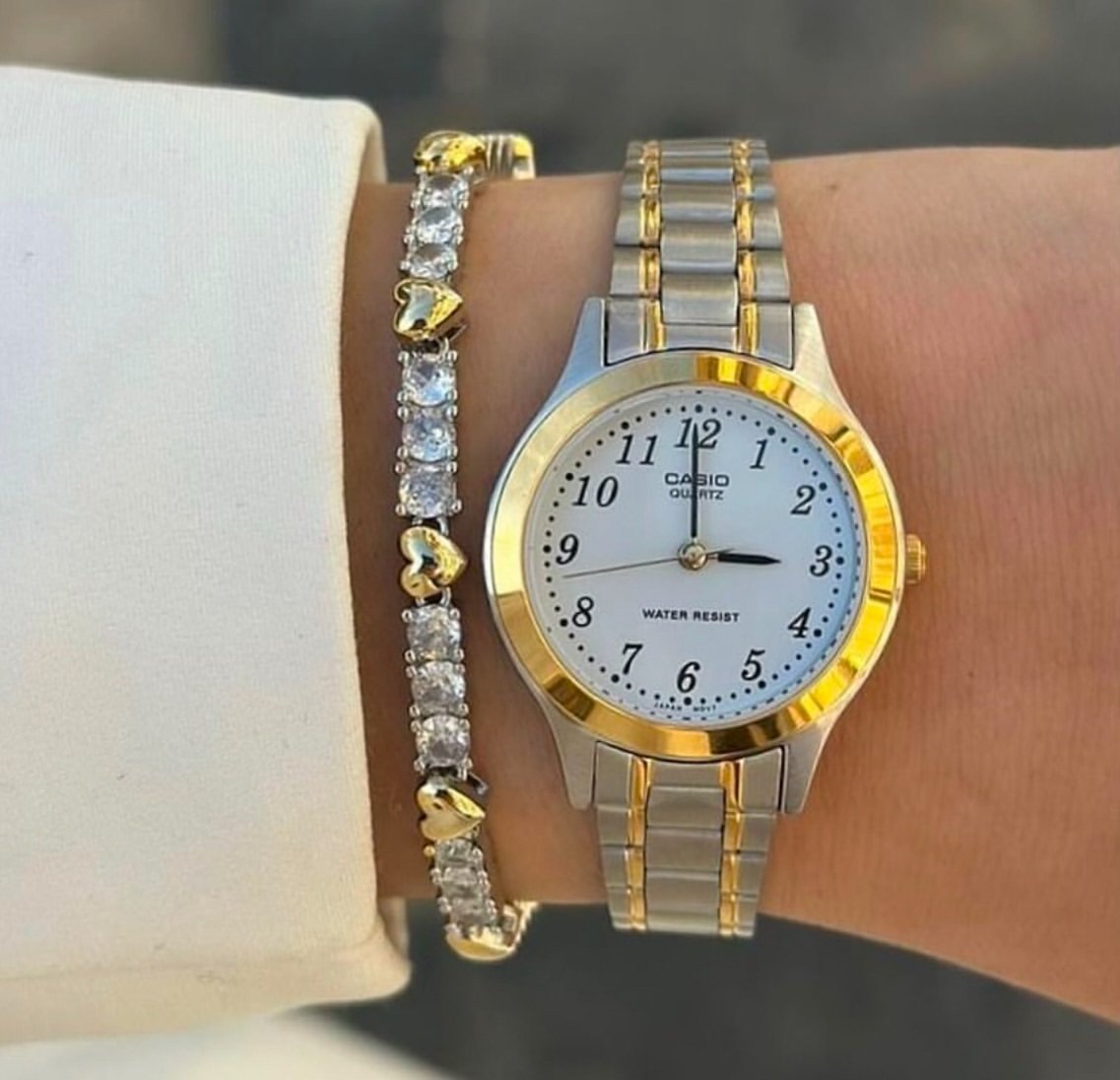 Casio Ladies Chain Watch LTP-1128G-7BRDF - Image 4
