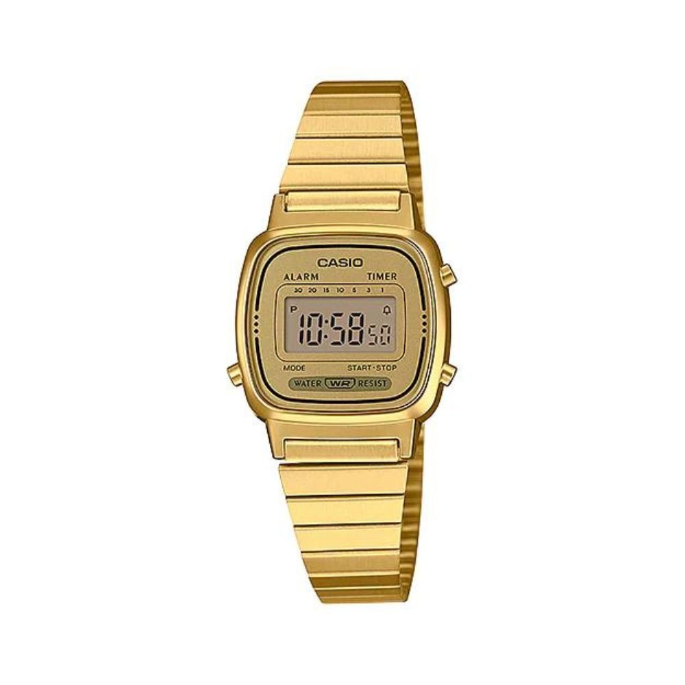 Casio Vintage  Ladies Chain Watch LA670WGA-9DF