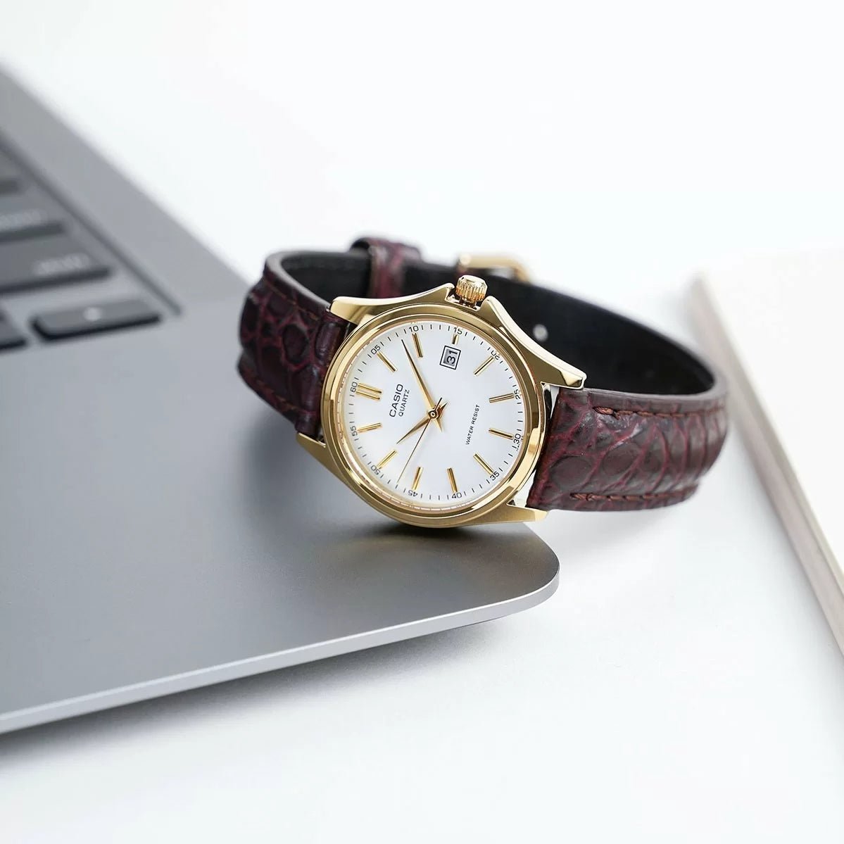 Casio Ladies Leather Belt Watch LTP-1183Q-7ADF - Image 2