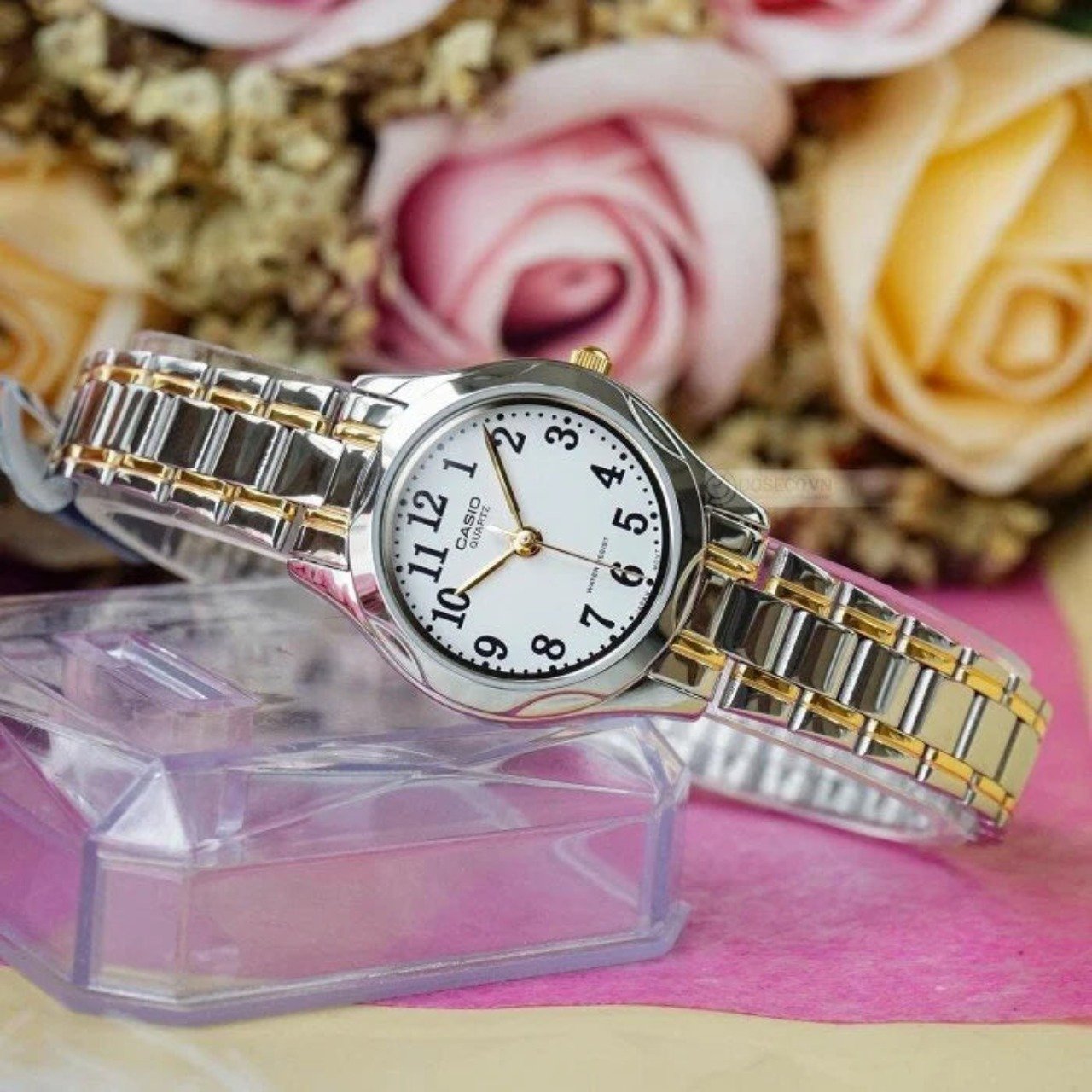 Casio Ladies Chain Watch LTP-1275SG-7BDF - Image 2