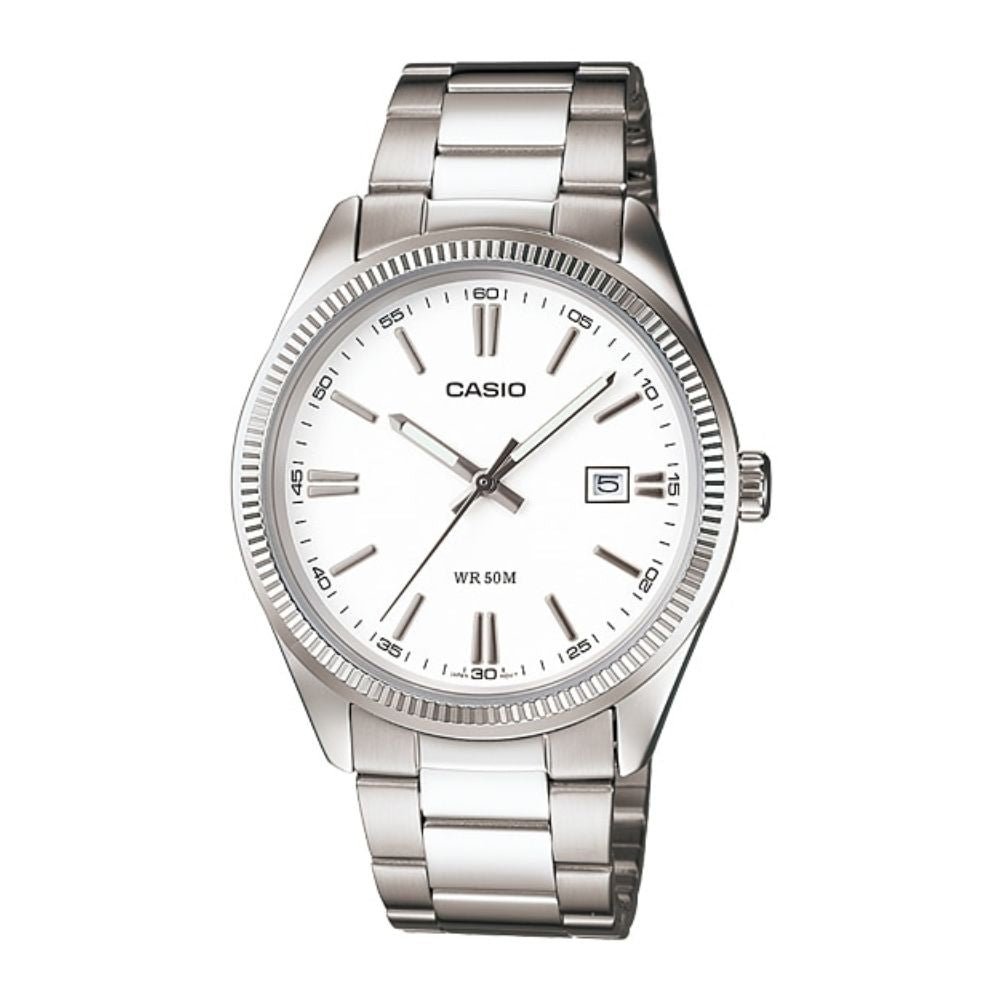 Casio Enticer Date Chain Watch MTP-1302D-7A1VDF