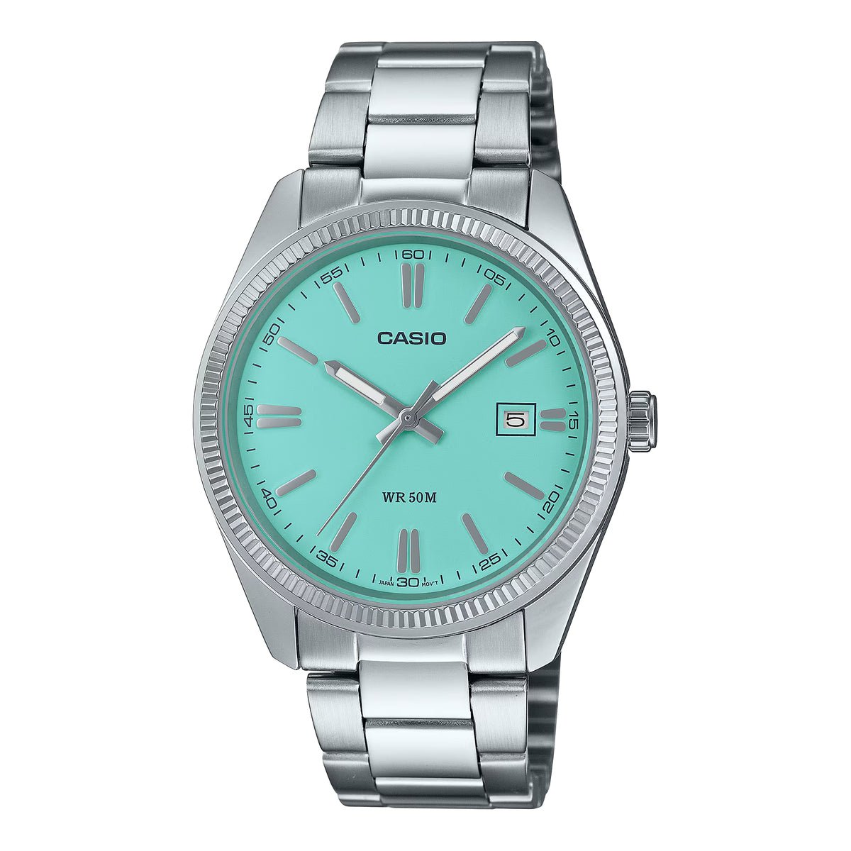 Casio Enticer Date Chain Watch MTP-1302PD-2A2VE