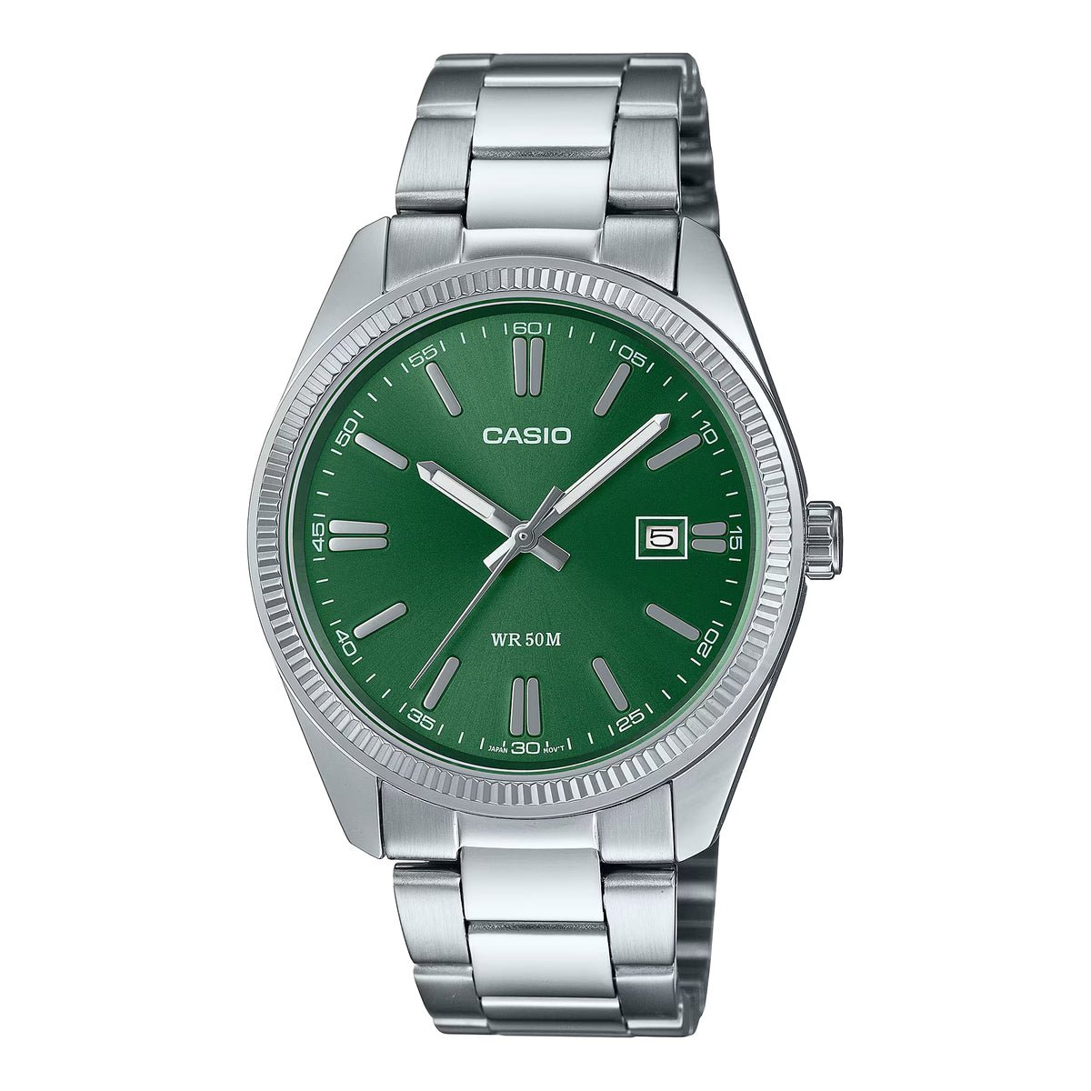 Casio Enticer Date Chain Watch MTP-1302PD-3AVEF