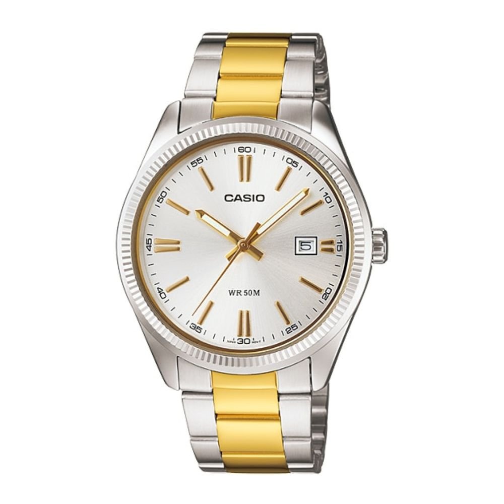 Casio Enticer Date Chain Watch MTP-1302SG-7AVDF