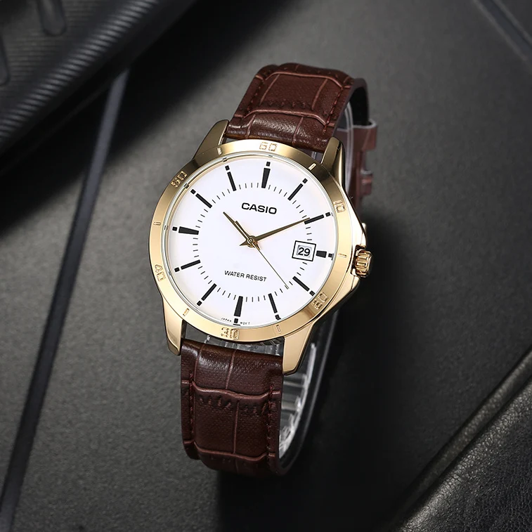 Casio Standard Date Belt Watch MTP-V004GL-7AUDF - Image 2