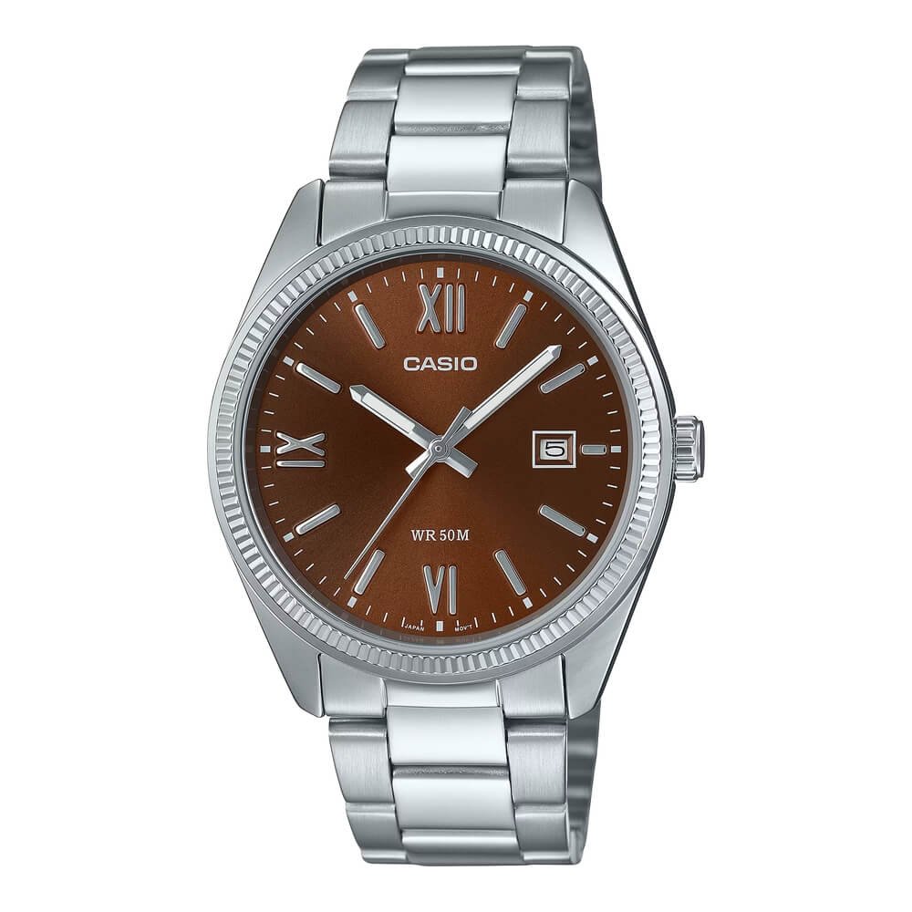 Casio Enticer Date Chain Watch MTP-1302DD-5AVDF
