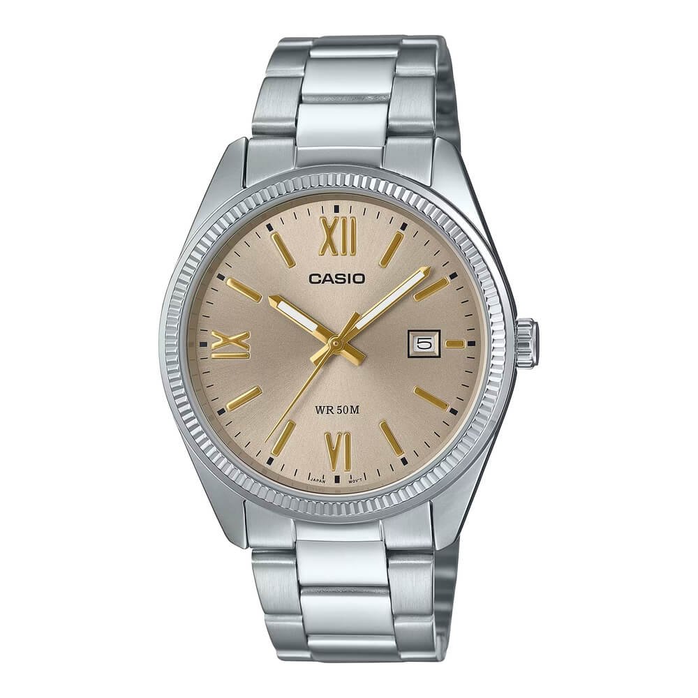 Casio Enticer Date Chain Watch MTP-1302DD-9AVDF