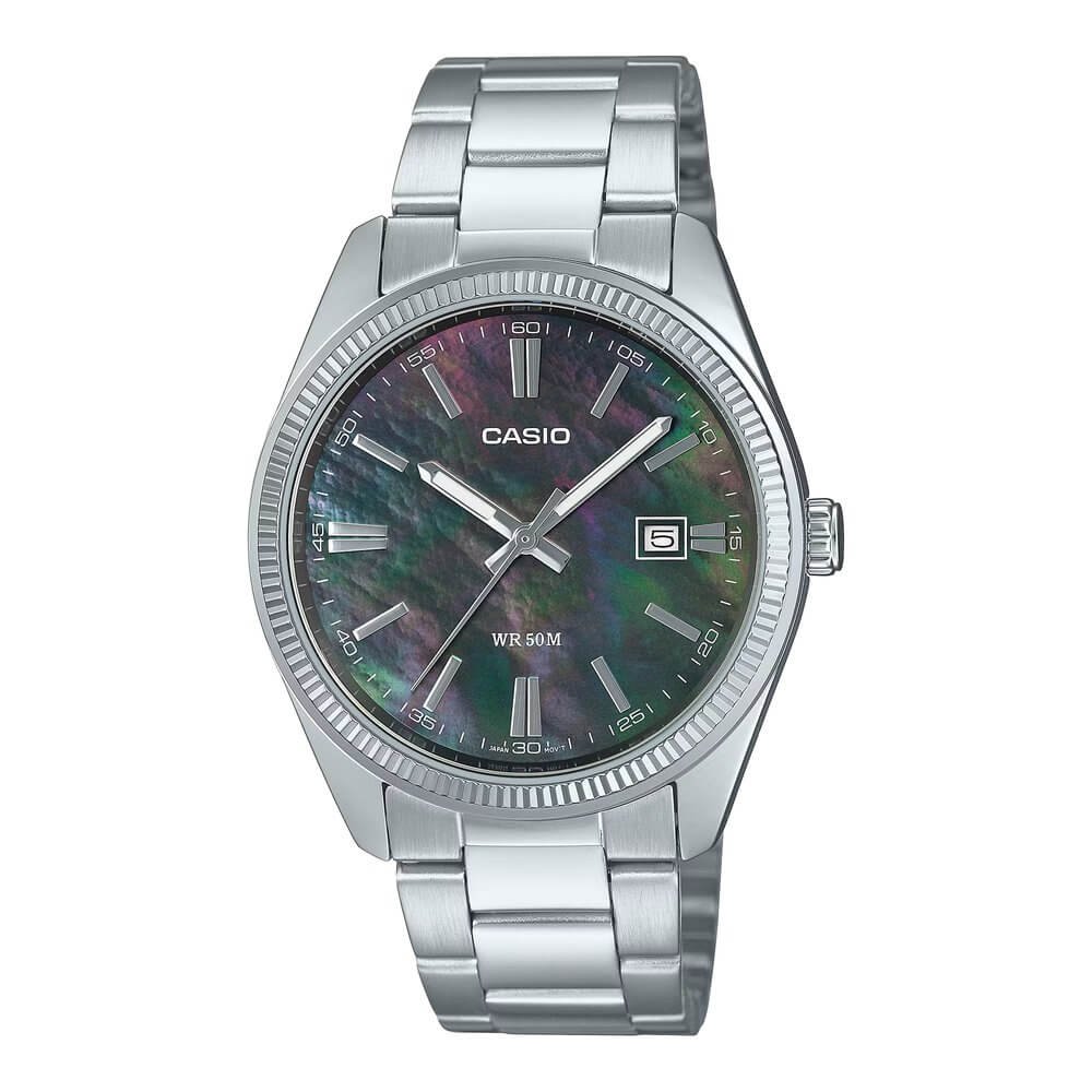 Casio Enticer Date Chain Watch MTP-1302DS-1AVDF
