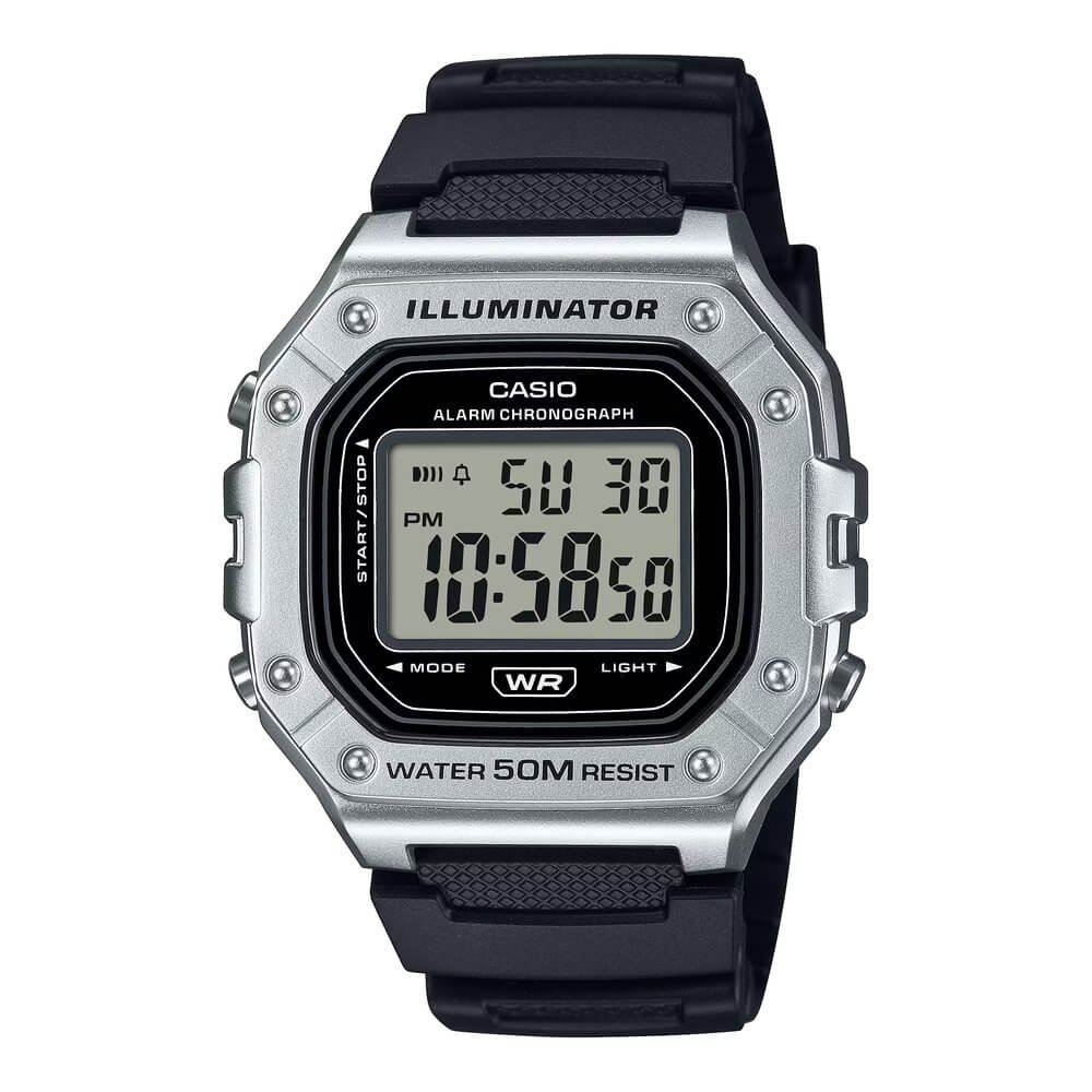 Casio W-218HM-7AVDF Digital Resin Belt Watch