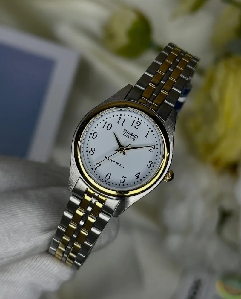 Casio Ladies Chain Watch LTP-1129G-7ARDF - Image 3