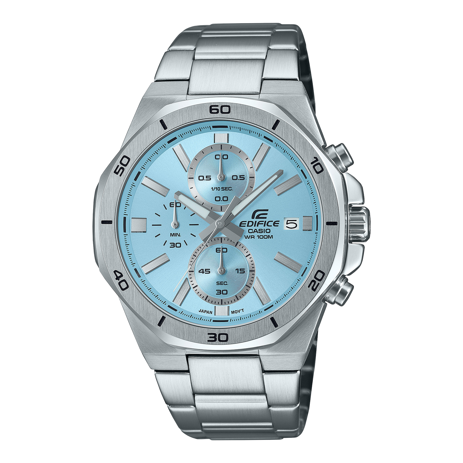 Casio Edifice EFV-640D-2B Chronograph Stainless Steel Watch