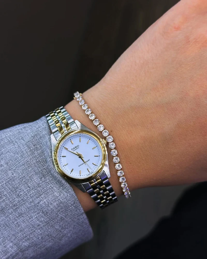 Casio Ladies Chain Watch LTP-1129G-7ARDF - Image 2