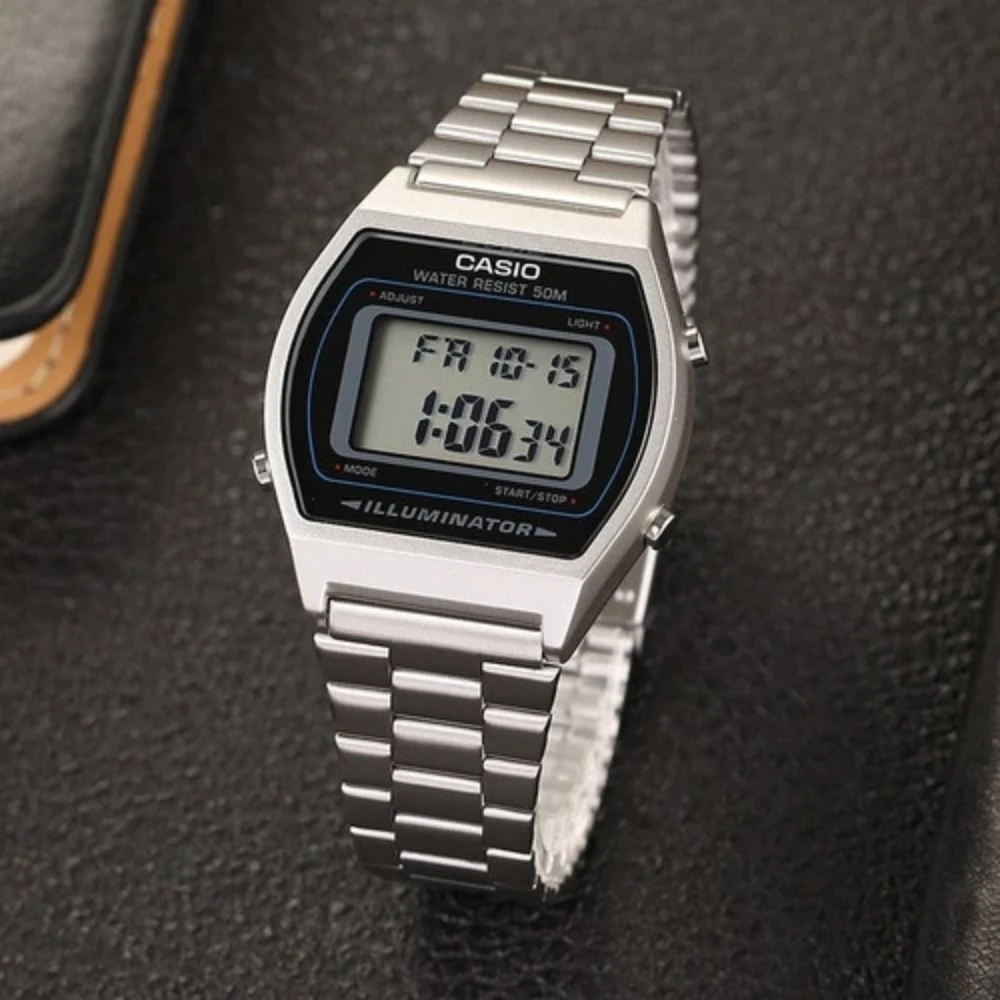 Casio Vintage Digital Chain Watch B640WD-1AVDF - Image 2