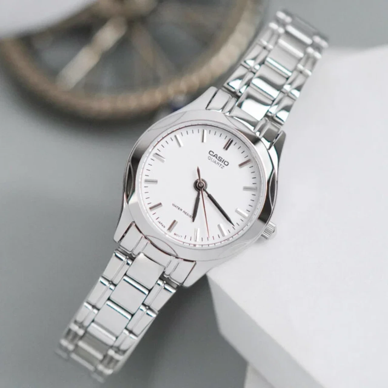 Casio Ladies Chain Watch LTP-1275D-7ADF - Image 2