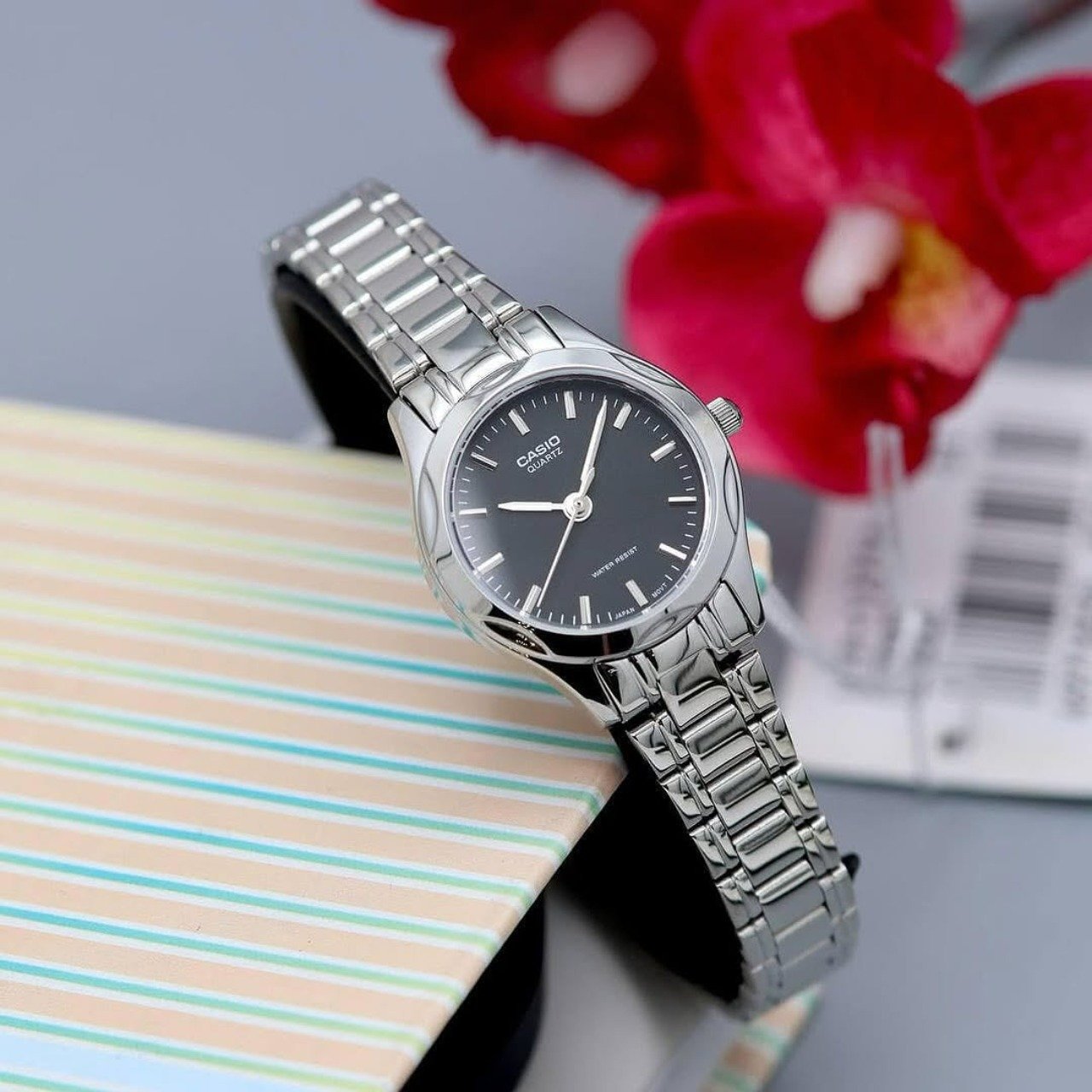 Casio Ladies Chain Watch LTP-1275D-1ADF - Image 2