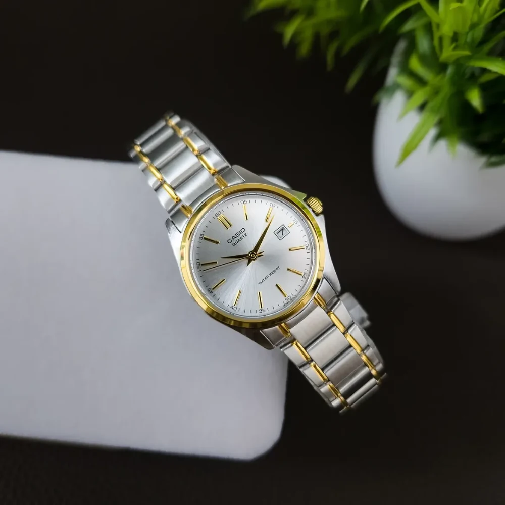 Casio Ladies Chain Watch LTP-1183G-7ADF - Image 2