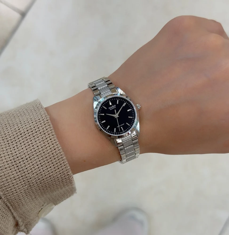 Casio Ladies Chain Watch LTP-1274D-1ADF - Image 3